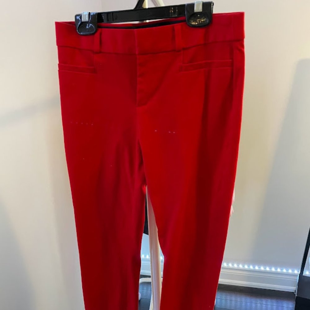 Banana Republic Red Trouser